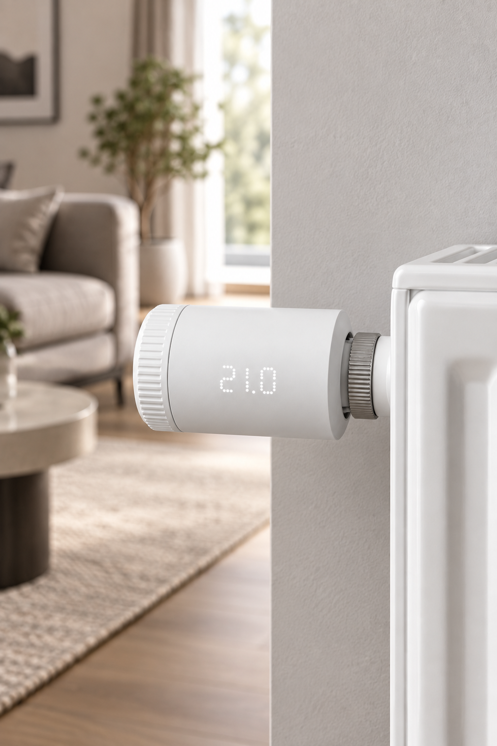 Smartes Heizkörperthermostat Zigbee – App-Steuerung