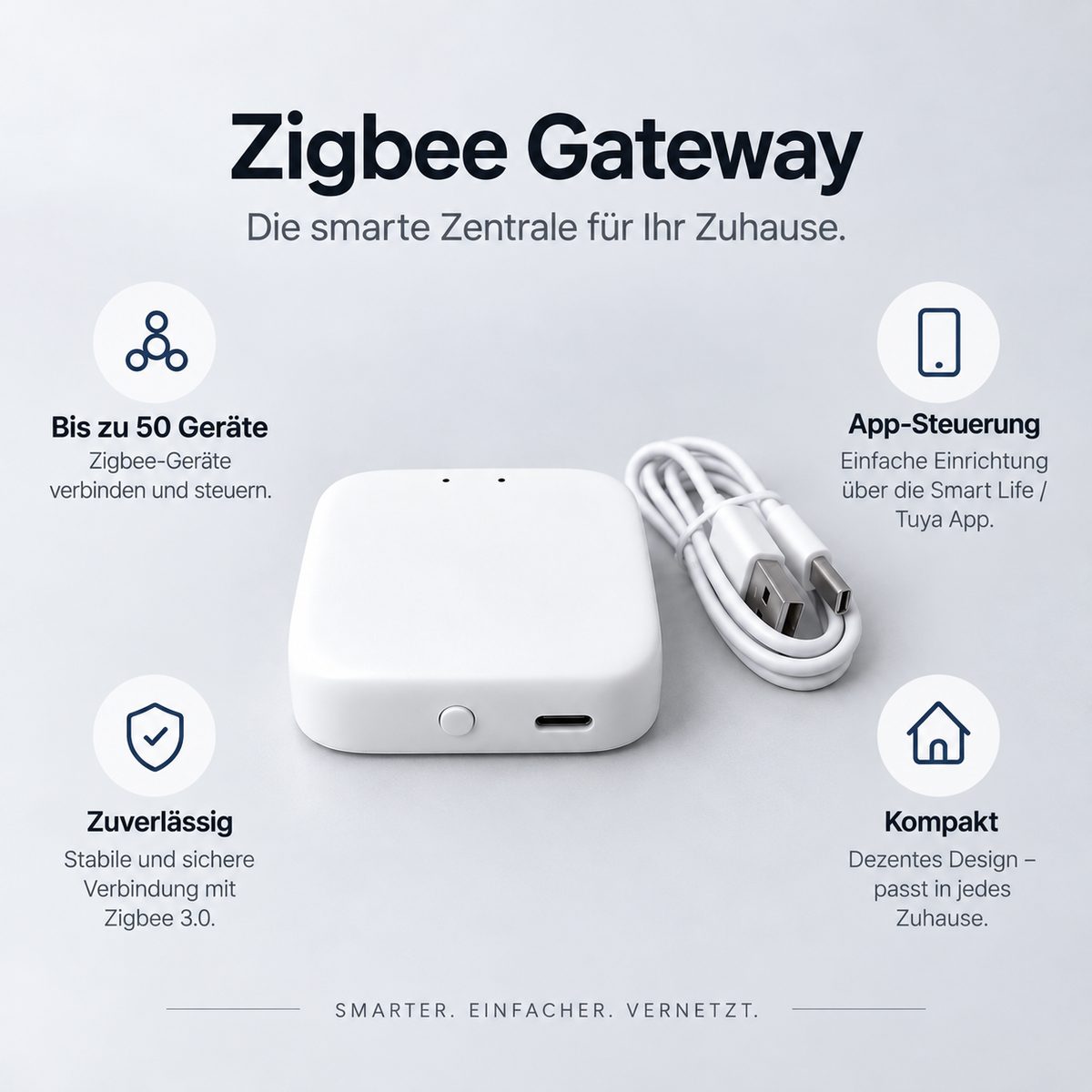 Zigbee Gateway für smarte Heizkörperthermostate – Smart Life