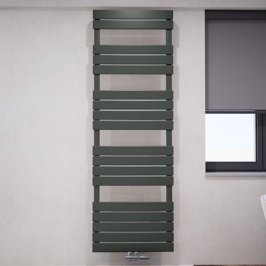 Badheizkörper Handtuchheizkörper Modell "PULLMANN" Anthrazit Design Heizung/Handtuchwärmer Paneelheizkörper