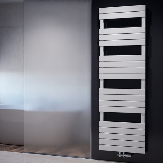 Badheizkörper Handtuchheizkörper Modell "PULLMANN" Weiß Design Heizung/Handtuchwärmer Paneelheizkörper