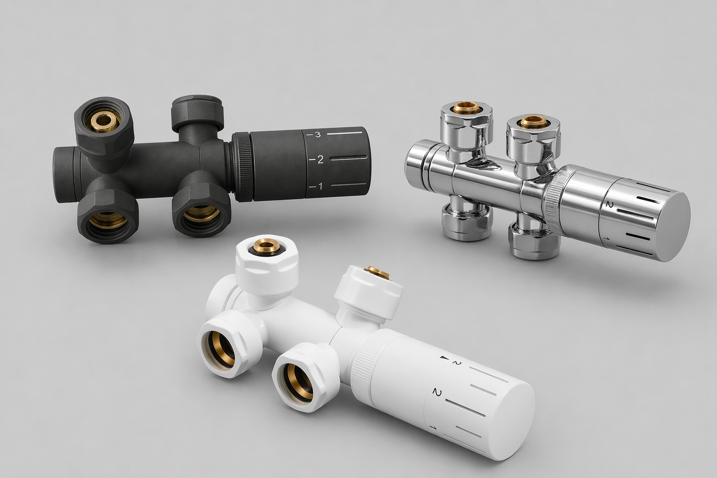 Paneel-Heizkörper Modell "Heatline" Anthrazit Horizontal Doppellagig